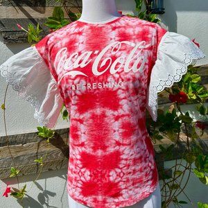 COCA COLA VINTAGE RE-MASTERED T-SHIRT - LARGE